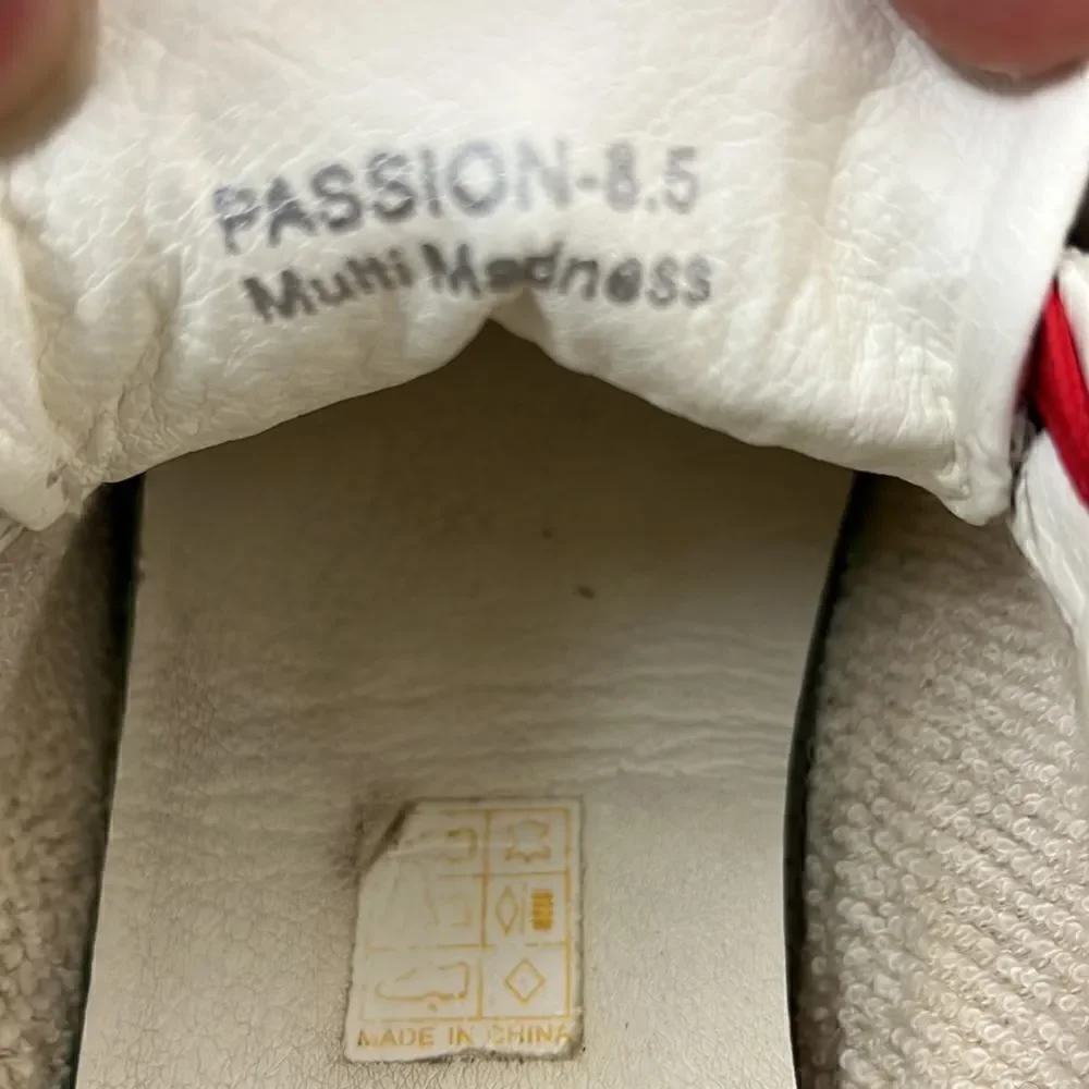 Steve Madden Cream Women's Philosophy Lace-up Sneakers Red laces